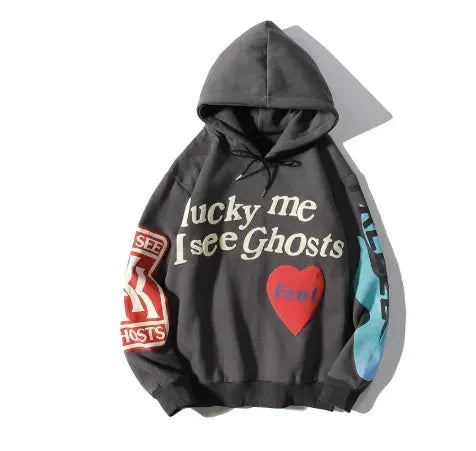 Graffiti alphabet print hoodie sweatshirt - Bellarte Enchanté Graffiti alphabet print hoodie sweatshirt